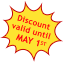 Discount Valid untill May 1st